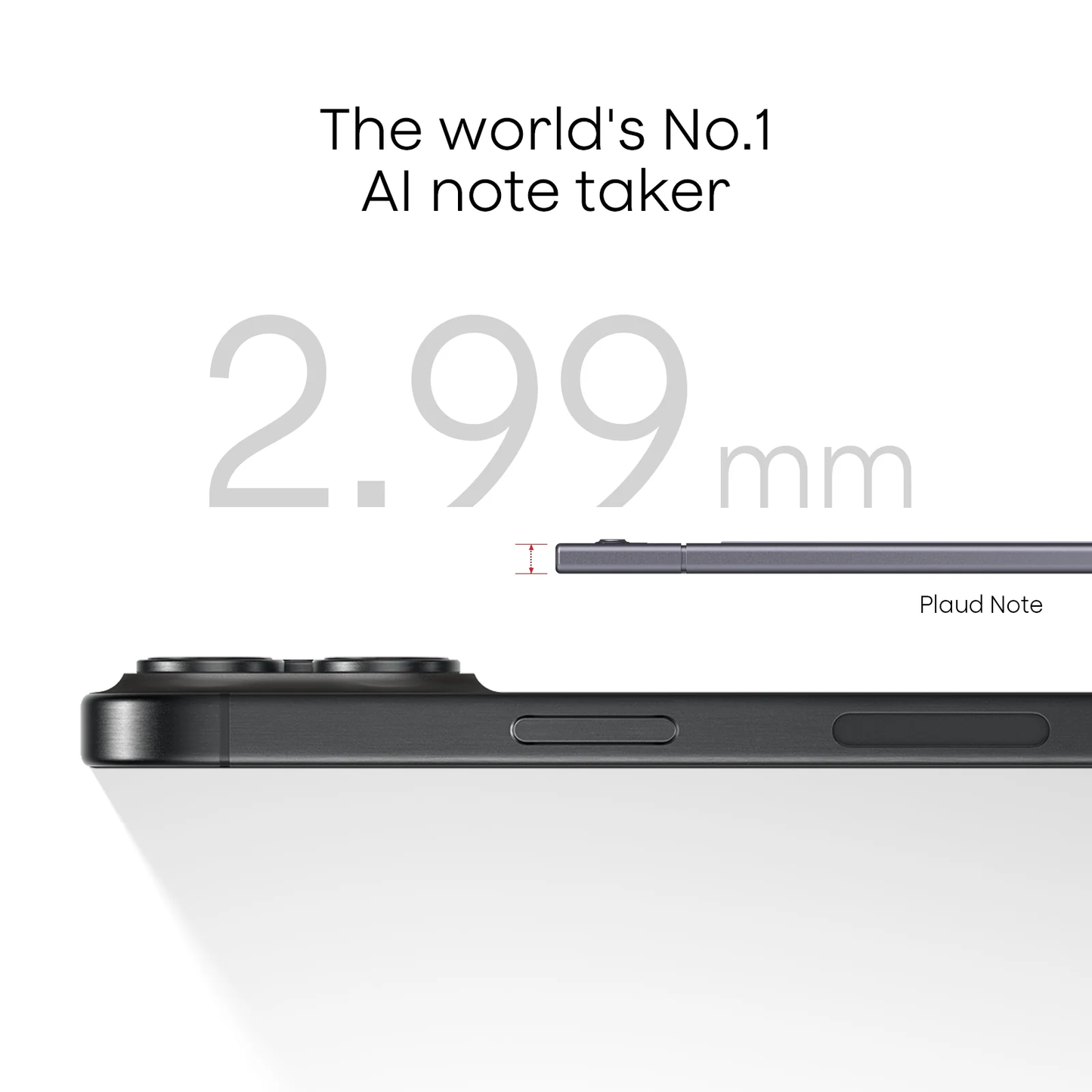 PLAUD NOTE ChatGPT Empowered AI Voice Recorder Starlight
