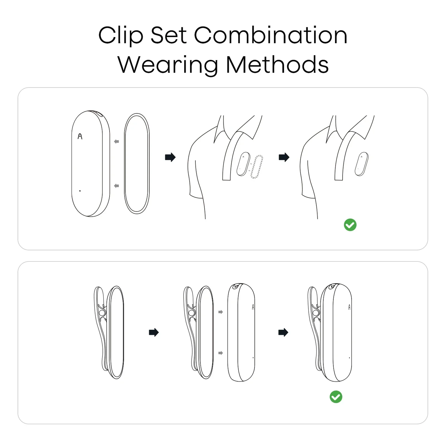 PLAUD NotePin Clip & Magnetic Pin Silver
