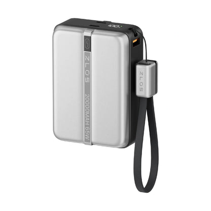 ZLOS MA20 20000mAh Power Bank 65W with Lanyard Integrated Cable