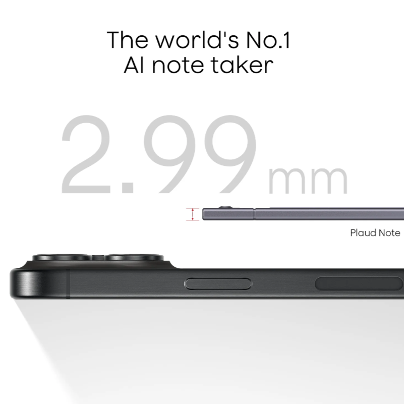 PLAUD NOTE ChatGPT Empowered AI Voice Recorder Silver