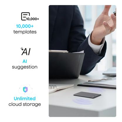 PLAUD NOTE ChatGPT Empowered AI Voice Recorder Black