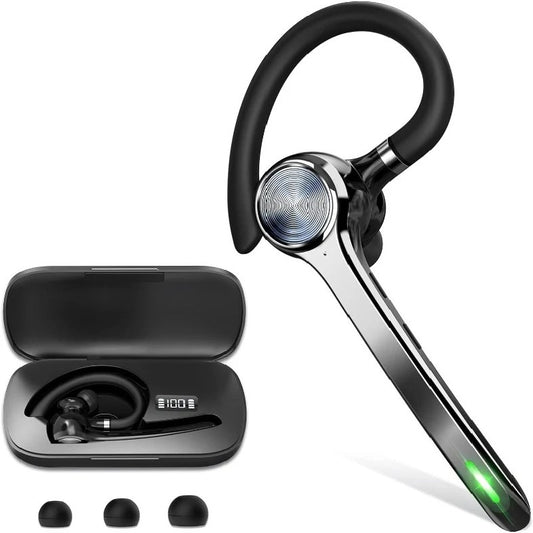 ZLOS G7 Wireless Noise-Canceling Business Headset with Portable Charging Case