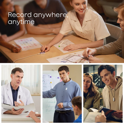 PLAUD NotePin Lunar Silver AI Voice Recorder