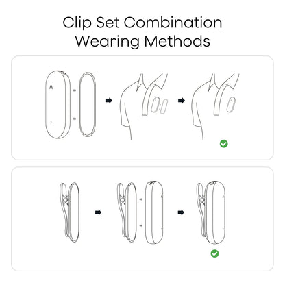 PLAUD NotePin Clip & Magnetic Pin Gray