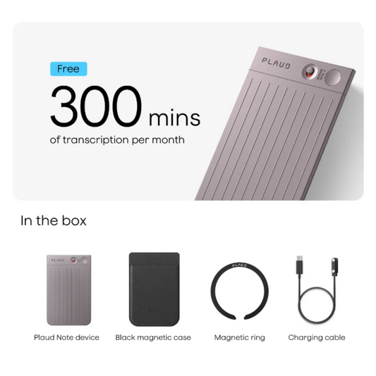 PLAUD NOTE ChatGPT Empowered AI Voice Recorder Starlight