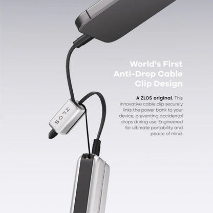 ZLOS MA20 20000mAh Power Bank 65W with Lanyard Integrated Cable