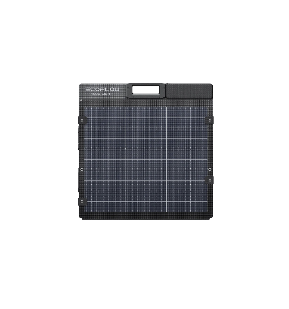 EcoFlow 160W Lightweight Portable Solar Panel (Bifacial design)