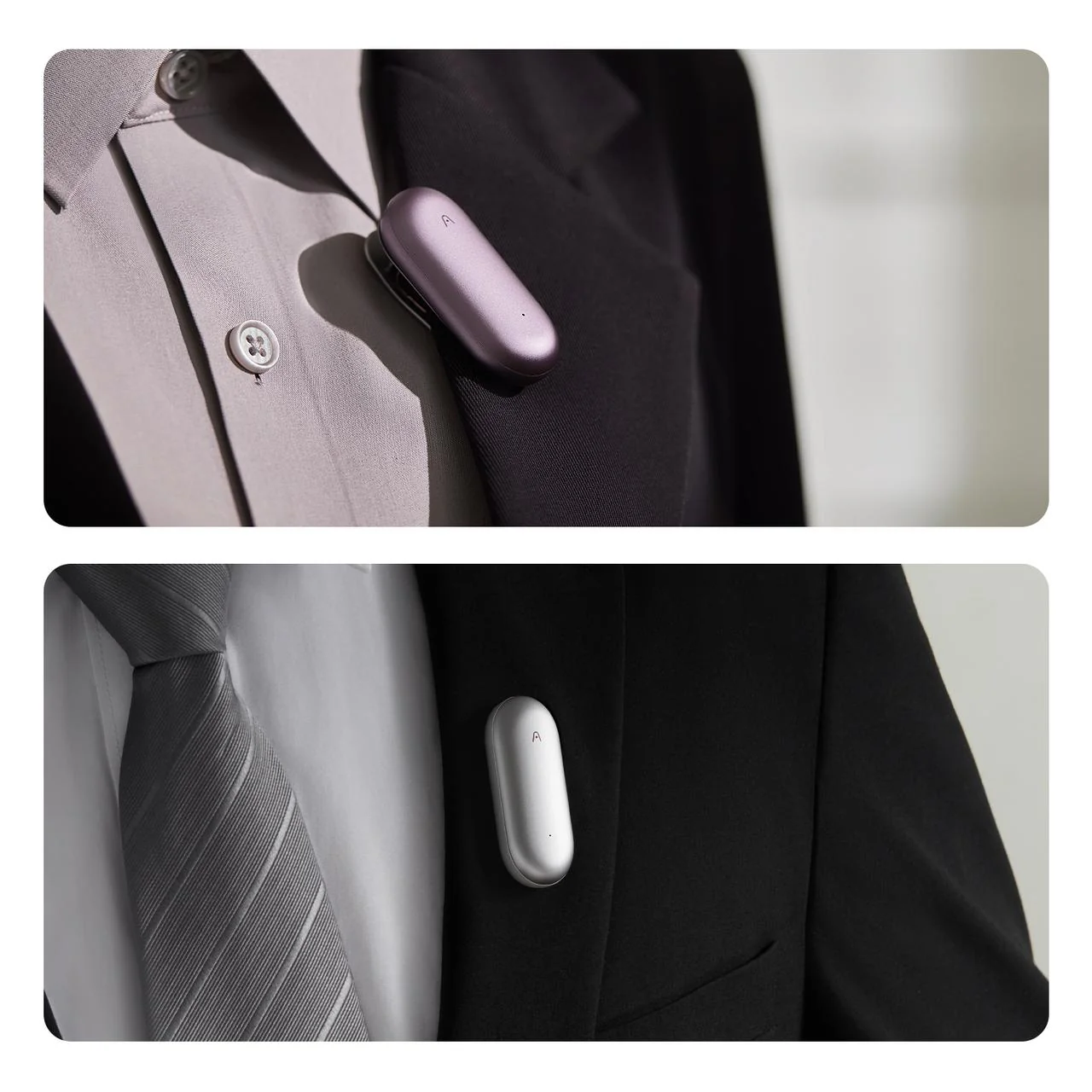 PLAUD NotePin Clip & Magnetic Pin Silver