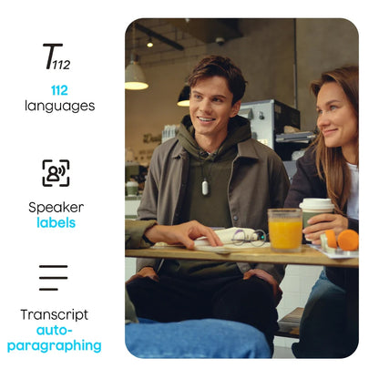 PLAUD NotePin Lunar Silver AI Voice Recorder