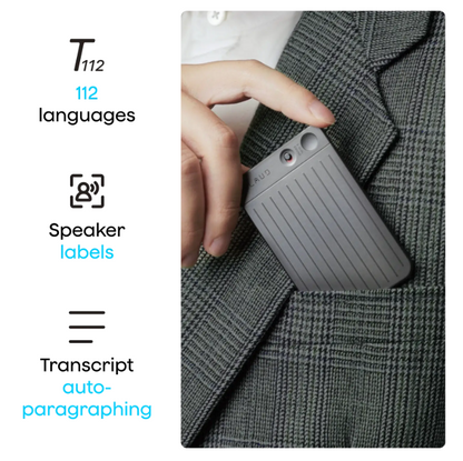 PLAUD NOTE ChatGPT Empowered AI Voice Recorder Black