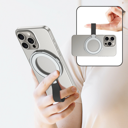 ZLOS Australia PS06 Magnetic Dual-ring Finger Holder Desk Phone Stand